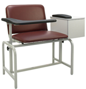 2574XL Winco Extra Wide Blood Drawing Chair
